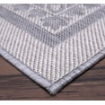 thumbnail image 4 of Classic Border Rug - 5 ft. 3 in. x 7 ft. 6 in., Dove, Indoor/Outdoor Decor Accent Rug with Intricate Border, UV, Fade Resistant, Waterproof Rug | Decorative Rugs, 4 of 8