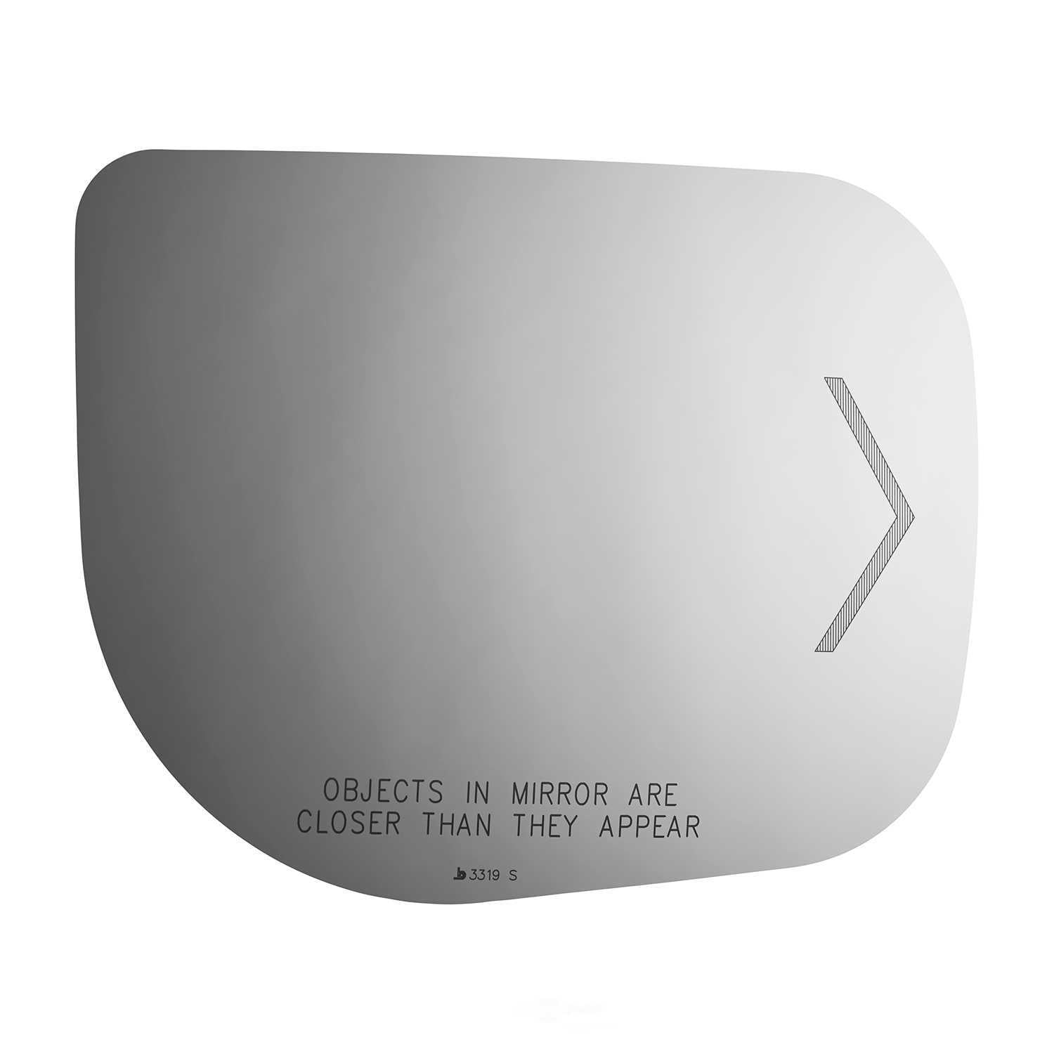 Burco Side View Mirror Replacement Glass - Clear Glass - 3319S