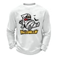 thumbnail image 3 of Hearthz S-5XL Boo Ghost Pumpkin Graphic Sweatshirts for Men Waffle Knit Mens Long Sleeve Shirt Halloween Fall Men Pullover, 3 of 7
