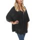 thumbnail image 1 of Blusa vintage con cuello en V y volantes de encaje para mujer - Top informal de manga 3/4 - Mezcla de algodón, lavable a mano/a máquina - Tallas M-XXXXXL, 1 of 4