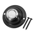 thumbnail image 2 of Round Dark Metal Doorbell Push Button with LED Light for Home Front Door, 2 of 8