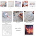 thumbnail image 3 of Paint By Numbers Kit for Adults Beginner - DIY Space Odyssey Rocket Launch Scene Canvas Painting Kits for Adults, Frameless Paint By Number for Adults for Home Wall Decor 16x20 Inch, 3 of 7
