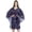 Dark Blue, variant on Moomaya Turkish MaxiKaftanFor Women Short Casual Mini Beach Dress Swimsuit Cover Up