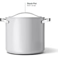 thumbnail image 5 of Caraway Stockpot - 12 Qt Ceramic Coated With - - Large Pot for Bigger Batches - Gray, 5 of 9