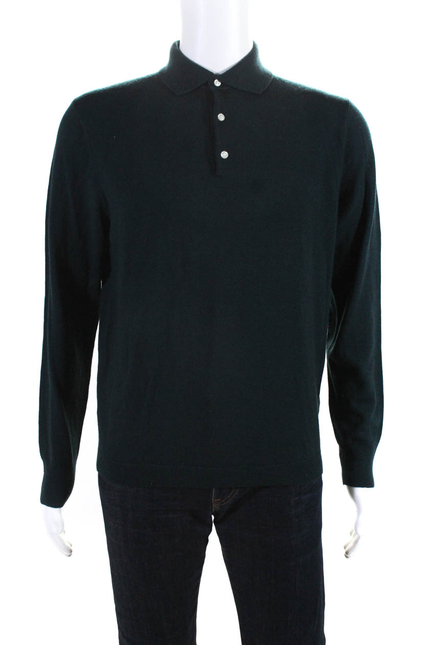 J Crew Mens Collared Long Sleeve Knit 