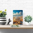 thumbnail image 3 of Room Decor 1pc Coastal Beach Seashell Design Iron Metal Tinplate Picture, 8x12inch Wall Art for Home, Office, Bar, Cafe, Hotel, Billiard Room Decor, 3 of 7