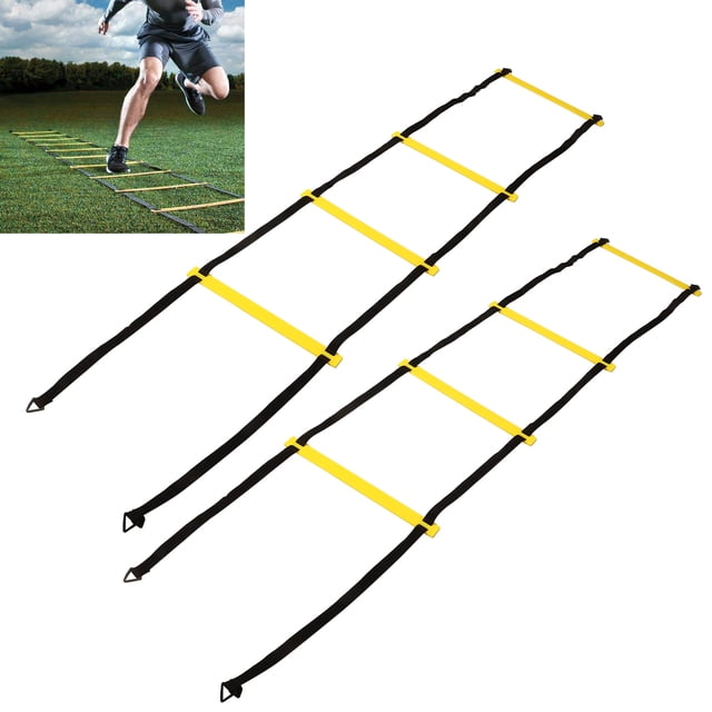 Soccer Training Ladder, Agility Training Tool 210cm Rope Length with Storage Bag for Home