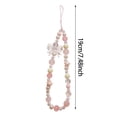 thumbnail image 3 of 7.48-Inch Acrylic Heart & Star Phone Charm Strap – Universal Wrist Lanyard with Secure Metal Hook, 3 of 5