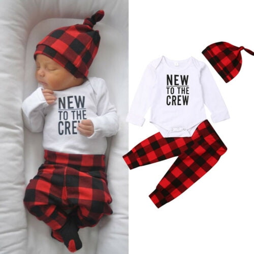 baby boy red tartan trousers