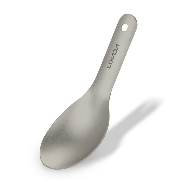 Short Handle Titanium Spoon Ultralight Children Baby Spoon Outdoor Camping