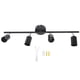 thumbnail image 2 of Accesorios de iluminación de seguimiento de techo luces de seguimiento LED de ángulo ajustable plegable 85-265V para tienda para dormitorio Anggrek Otros, 2 of 8