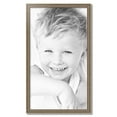thumbnail image 2 of ArtToFrames 21" x 37" Aged White Gold Picture Frame, 21x37 inch Silver Wood Poster Frame (WOM-2036),  Pack, 2 of 7