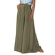 thumbnail image 1 of Pantalones PRETTYGARDEN Palazzo Pierna Ancha Verde Ejército XXL, 1 of 8