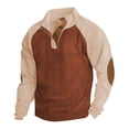 thumbnail image 1 of Spring And Autumn Men's Standing Collar Sweatshirt Is Outdoor Casual Sweaters Tops 2XL, 1 of 3