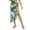 Leaf, variant on Lu's Chic Women's Light Sarong Cover Up Skirt Sexy Beach Printed Soft Spring Sheer Summer Swimming Thin Ruffle Tropical Beachwear Leopard X-Small-XX-Large