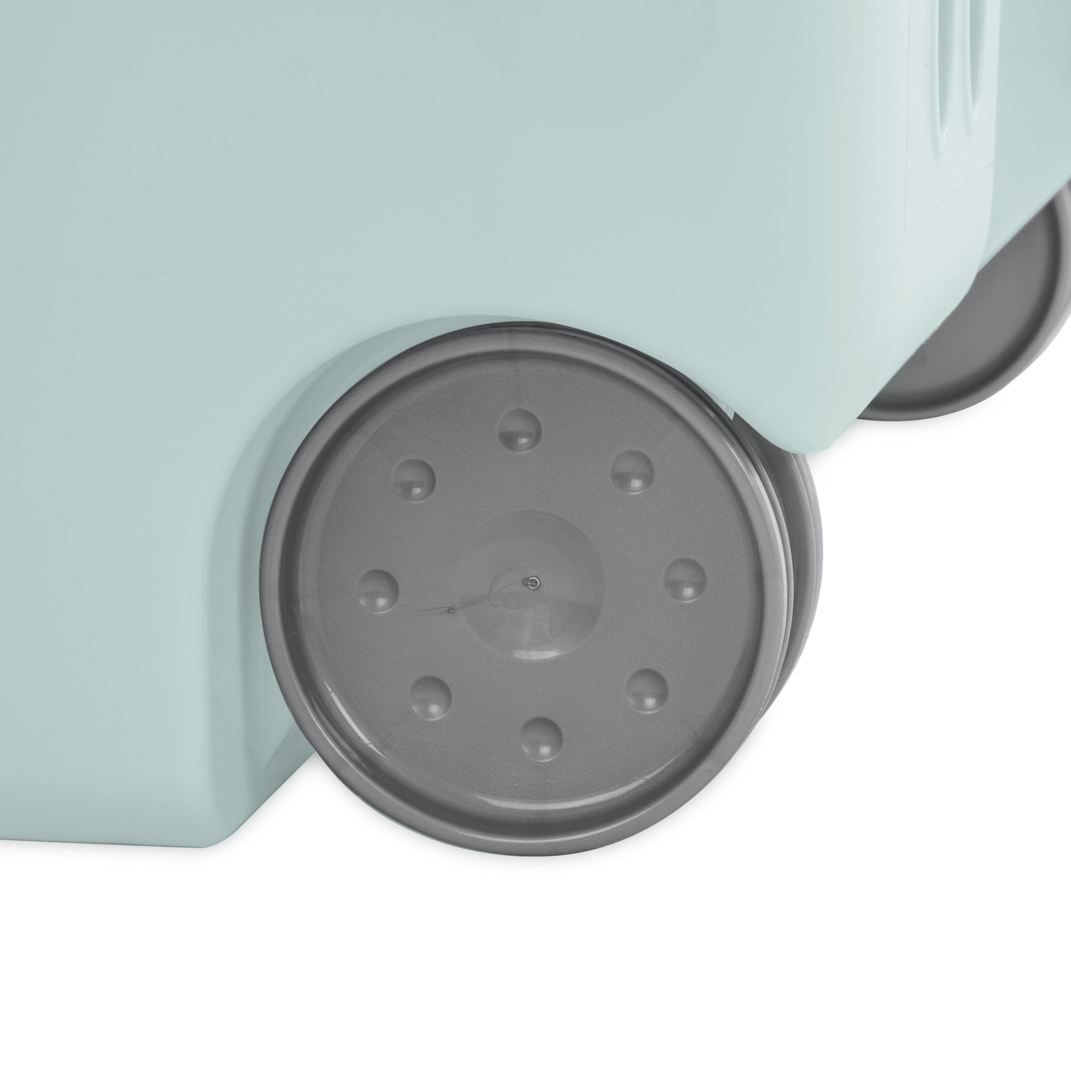Sterilite Ultra™ Large Wheeled Hamper, Plastic Laundry Hamper with Wheels for Easy Transport, Mint, 3 Pack