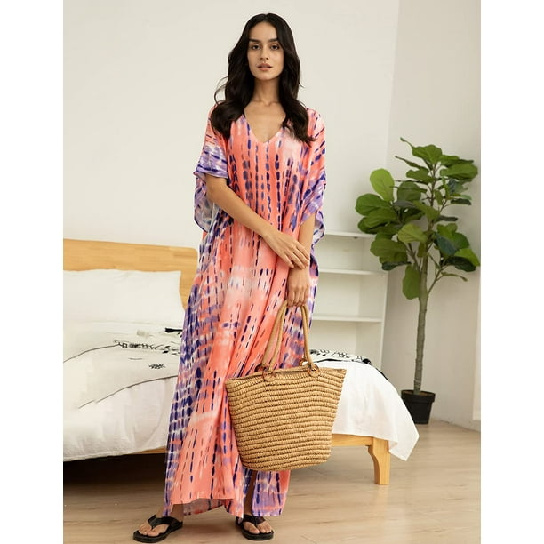 long beach kaftan dresses Kaftan Long Blue Lagoon main image 1