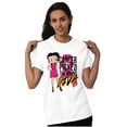 thumbnail image 4 of Betty Boop Cancer Picked Wrong Diva Women Plus Size Graphic Tee Tees Brisco Brands 5X, 4 of 5