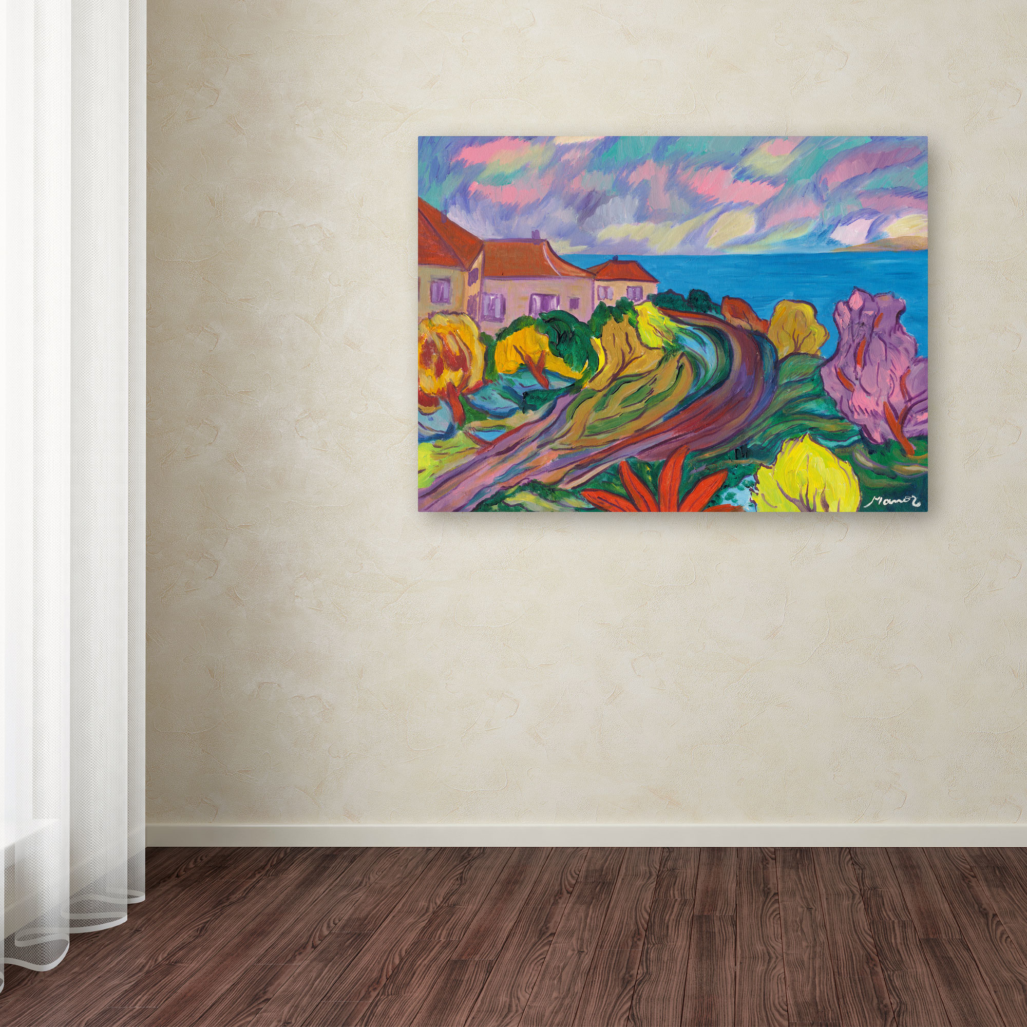 Trademark Fine Art "Kihei Shore" Canvas Art by Manor Shadian