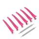 thumbnail image 4 of Professional Salon Hair Clips Hair Clips For Styling Hair Clips For Sectioning Hair Clips With Silicone Band Duck Bill Clips 6Pcs Professional Hair Clips NonSlip Dividing Duckbill ANGGREK Otros, 4 of 8
