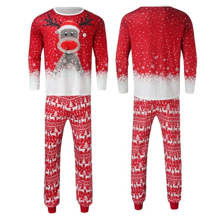 

Stormdoing 2023 Christmas Family Pajamas Men Velvet Christmas Pajamas Family