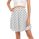 thumbnail image 2 of Minifalda clásica con cintura elástica para mujer: falda elegante y casual de corte A, 95 % poliéster, tallas reales, para todas las estaciones - S-XXL, 2 of 6