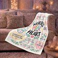 thumbnail image 6 of Printed Flannel Throw Blanket Nurses Heal With Heart Lettering and Colorful Medical Illustrations, 6 of 9