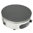 thumbnail image 3 of 15Inch Single Round Crepe Maker Electric Pancake Baking Machine Non-Stick Griddle Hot Plate Cooktop 110V for Blintzes Eggs Bacon, 3 of 5