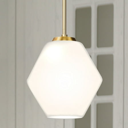 Luxury Mid Century Modern Pendant, Brushed Gold, UHP4523