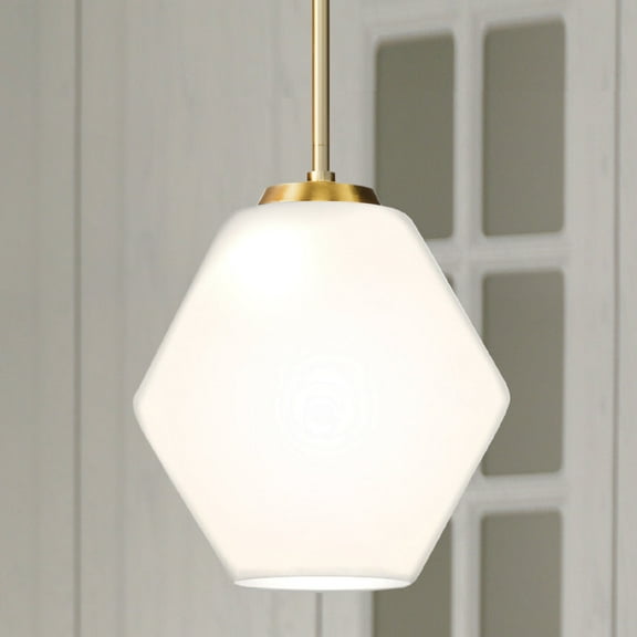 Luxury Mid Century Modern Pendant, Brushed Gold, UHP4523