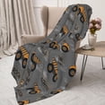 thumbnail image 3 of Disketp Construction Machines Cozy Flannel Fleece Throw Blanket: Has a velvety texture for All Seasons - Perfect for Women, Men, & Kids"40"x30", 3 of 6