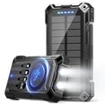 thumbnail image 1 of Cargador solar Power Bank de 49800 mAh, carga inalámbrica de 5 V/3,1 A., 1 of 9