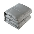 thumbnail image 2 of 10 Pieces Bed in a Bag Bedding Comforter Set,Quilted Diamond Pattern, Queen,Grey, 2 of 5