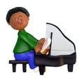 thumbnail image 5 of Personalized Grand Piano Ornament 2024 - African Amerian Male Pianist Ornament Piano Recital Gifts, 5 of 10