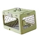 thumbnail image 3 of Jaula plegable para cachorros, transportín para mascotas, jaula de para gatos, resistente, plegable y transpirable, perrera portátil para perros Verde, 3 of 8