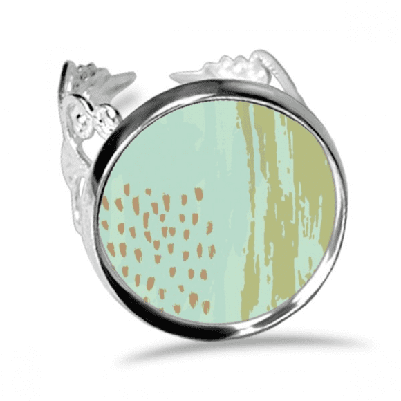 Matcha s Art Pattern Ring Adjustable Love Wedding Engagement