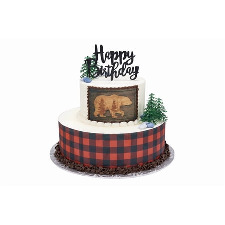 Hunting Lodge 2 Tier Cake