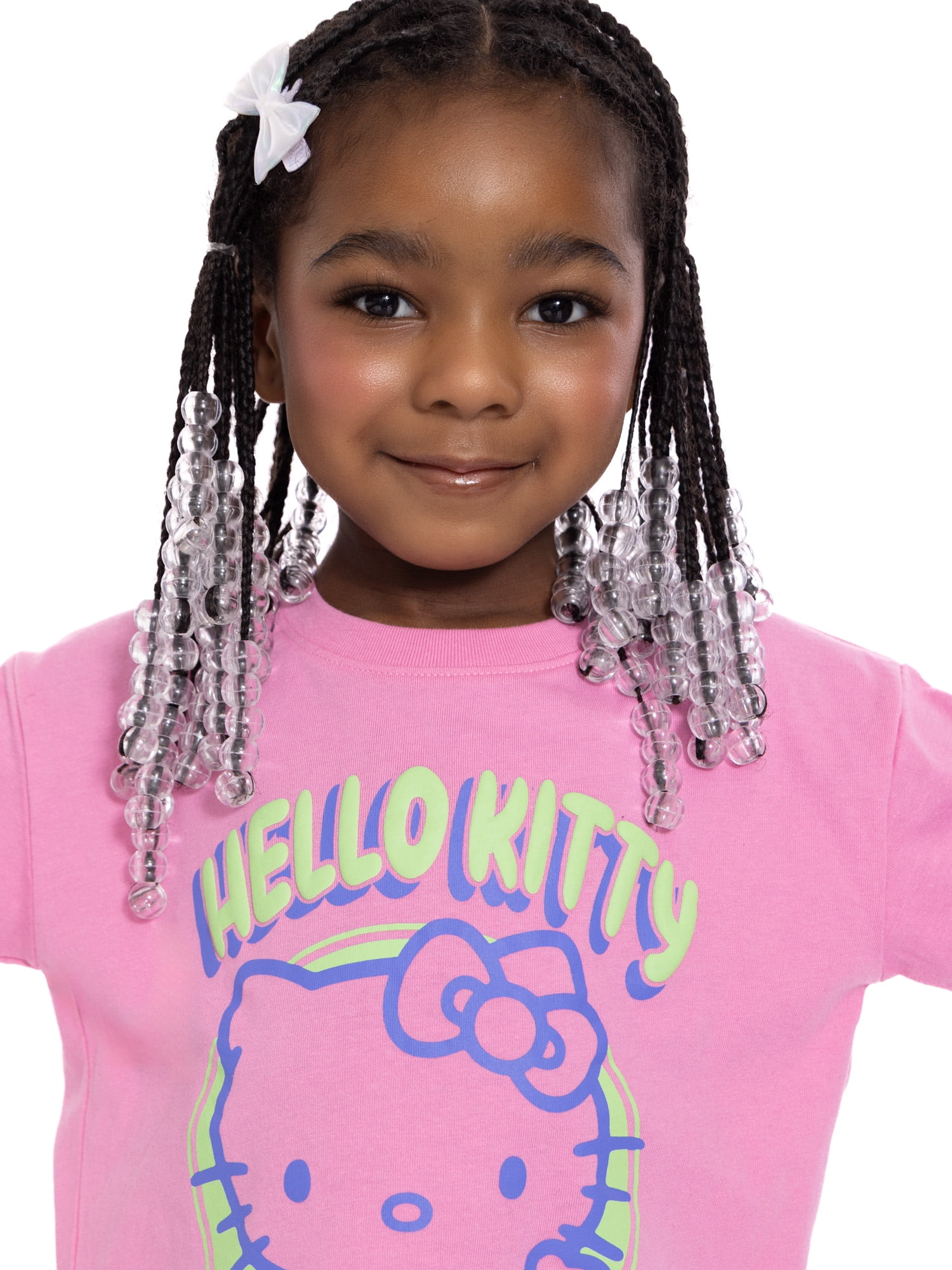 Hello Kitty Toddler Girls Graphic Tee and Stripe Pants Set, 2-Piece, Sizes 12M-5T