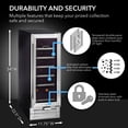 thumbnail image 6 of Whynter BWR-18SD 12" 18 Bottle Compressor Built-In Wine Refrigerator, 6 of 8
