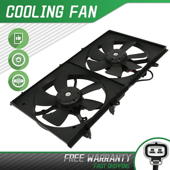 SCITOO Radiator Cooling Fan Compatible with 620-333 620930 674-50222 2003-2007 for Mitsubishi Lancer