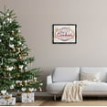 thumbnail image 2 of Stupell Industries Vintage Mrs. Claus Cookies Sign Graphic Art Jet Black Floating Framed Canvas Print Wall Art, Design by Jennifer Pugh, 2 of 8