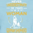 thumbnail image 3 of CafePress - Never Underestimate Woman With A German Sh T Shirt - Women's Classic T-Shirt, 3 of 4
