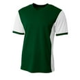 thumbnail image 2 of A4 Premier Soccer Jersey For Men in Forest/White | N3017, 2 of 4