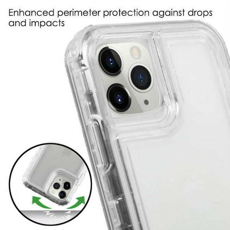 Apple iPhone 11 Pro Clear Case - Premium Hybrid, Full-Body Apple iPhone 11 Pro Clear Case - Premium Hybrid, Full-Body