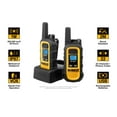thumbnail image 4 of DeWalt DXFRS300 Talkies-Walkies Robustes avec Casques de Surveillance (4 Radios) - Radios Bidirectionnelles à Longue Portée, Étanches, Résistants aux Chocs, 4 of 5