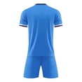 thumbnail image 3 of JanJean Children's Sportswear Boys' 2 Piece Tracksuit Loose Fit Sports Suit Breathable Jogging Suit Blue S, 3 of 4
