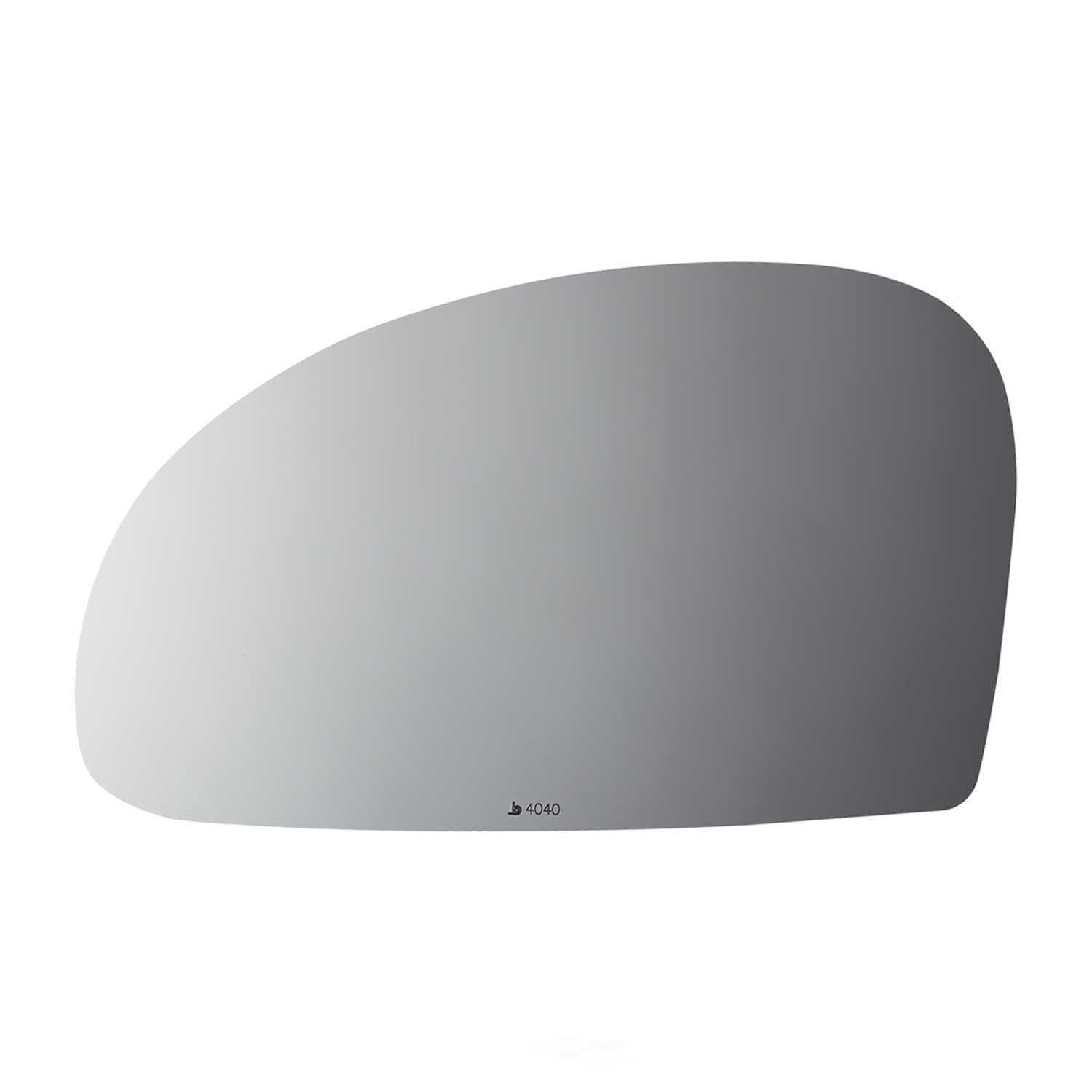 Burco Side View Mirror Replacement Glass - Clear Glass - 4040