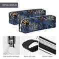 thumbnail image 4 of Cauagu Mystical Underwater Coral Scene Print Leather Pencil Pen Case - Stationery Bag Portable Stationery Bag Big Capacity Pencil Pouch Cosmetic Organizer Bag for Men & Women, 4 of 7