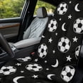 thumbnail image 6 of ZUXONGSY Car Seat Cover Towel Football Moon Print Automotive Front seat Protector Washable Car Seat Cushion for After Gym Workout, Running, Beach Sports, 6 of 8
