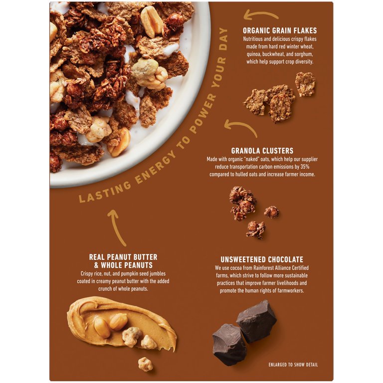 Find Your Perfect Clif, Chocolate & Peanut Butter Cereal, 15 oz